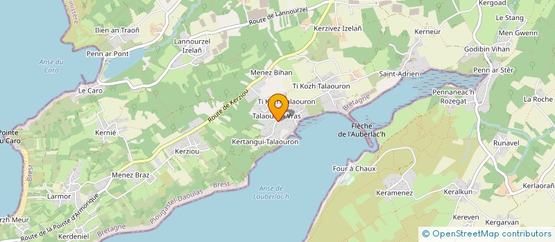 localisation de l'entreprise MONSIEUR DOMINIQUE LECLERE  PLOUGASTEL-DAOULAS