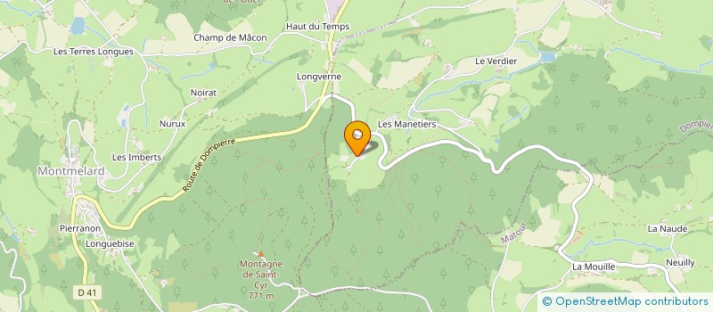 localisation de l'entreprise MONSIEUR DOMINIQUE LECOMTE  DOMPIERRE-LES-ORMES