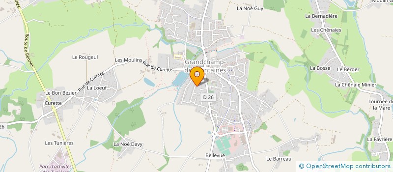 localisation de l'entreprise MONSIEUR DOMINIQUE LECOQ à GRANDCHAMP-DES-FONTAINES