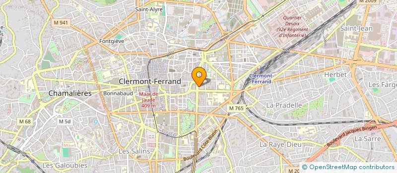 localisation de l'entreprise MONSIEUR DOMINIQUE LECORCHE à CLERMONT-FERRAND