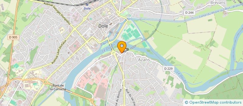 localisation de l'entreprise MONSIEUR DOMINIQUE LECULIER à DOLE