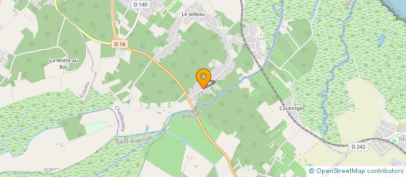 localisation de l'entreprise MONSIEUR DOMINIQUE LECUROUX  CHAILLEVETTE