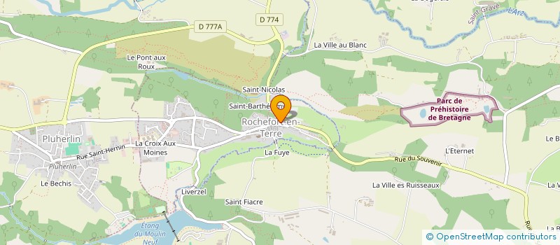 localisation de l'entreprise MONSIEUR DOMINIQUE LEDANOIS  ROCHEFORT-EN-TERRE