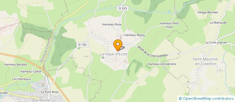 localisation de l'entreprise MONSIEUR DOMINIQUE LEDOUX à LA HAYE-D'ECTOT