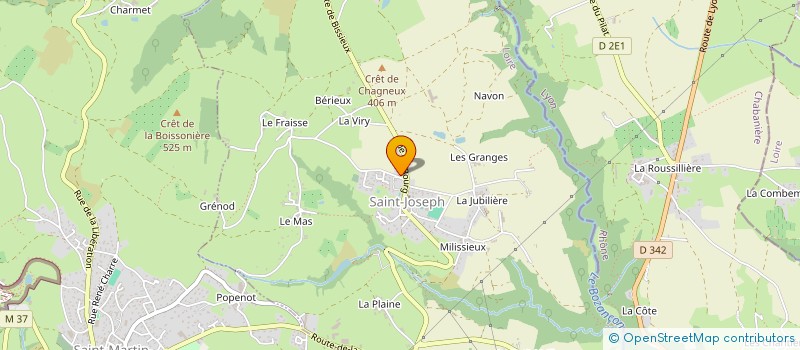 localisation de l'entreprise MONSIEUR DOMINIQUE LEDOUX  CHAGNON