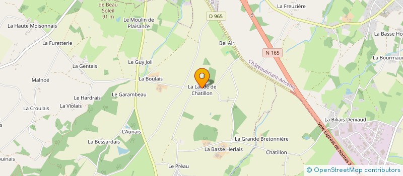 localisation de l'entreprise MONSIEUR DOMINIQUE LEDUC  VIGNEUX DE BRETAGNE