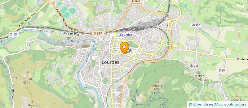 localisation de l'entreprise MONSIEUR DOMINIQUE LEFEVRE à LOURDES