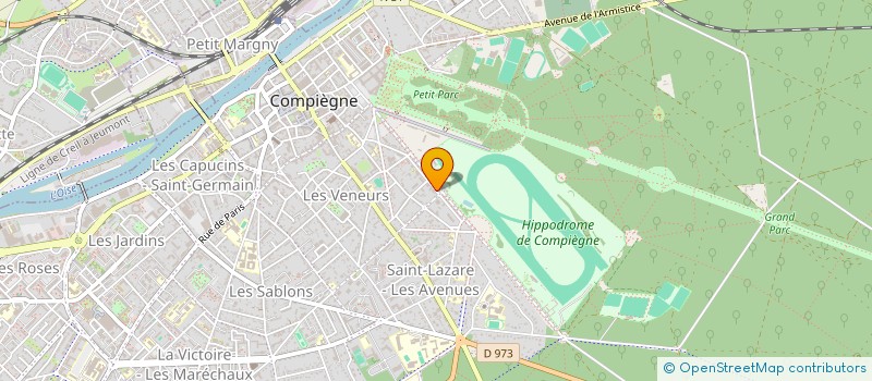 localisation de l'entreprise MONSIEUR DOMINIQUE LEFEVRE  COMPIEGNE