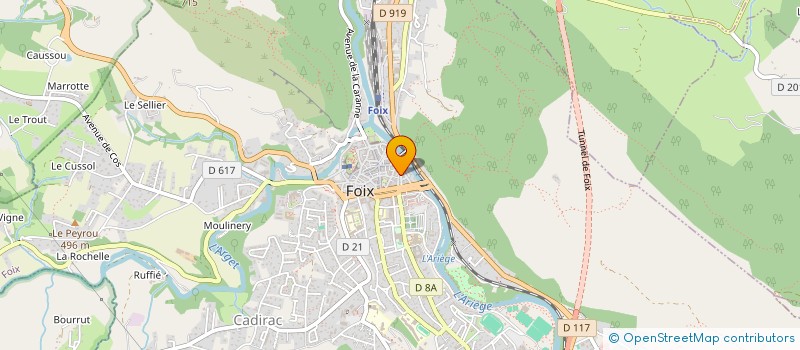 localisation de l'entreprise MONSIEUR DOMINIQUE LEFILLEUL à FOIX