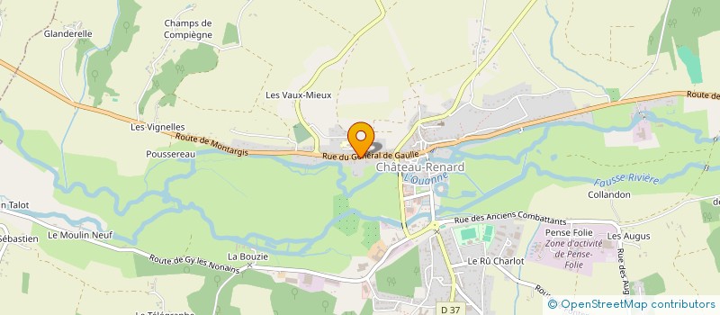 localisation de l'entreprise MONSIEUR DOMINIQUE LEFRANC à CHATEAU-RENARD