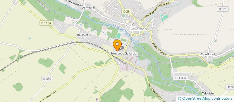 localisation de l'entreprise MONSIEUR DOMINIQUE LEGEAY à BAILLEAU-ARMENONVILLE