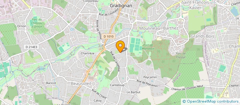 localisation de l'entreprise MONSIEUR DOMINIQUE LEGERON  GRADIGNAN