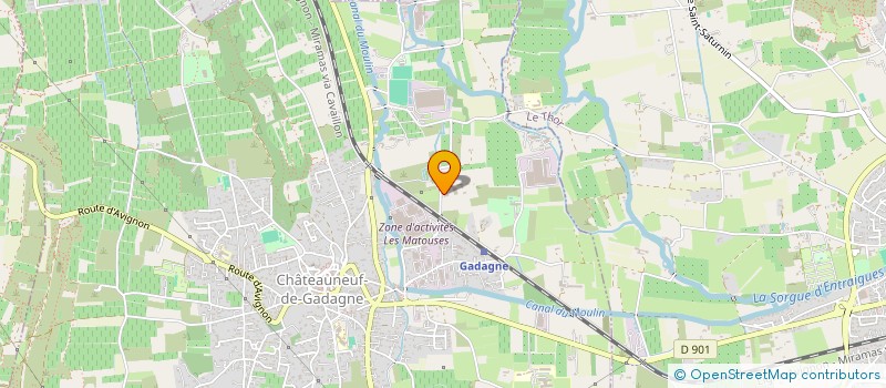 localisation de l'entreprise MONSIEUR DOMINIQUE LEGOY  CHATEAUNEUF-DE-GADAGNE