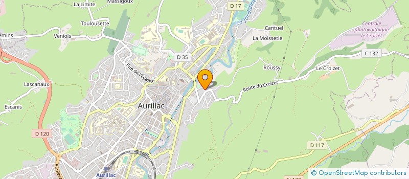 localisation de l'entreprise MONSIEUR DOMINIQUE LEGRAND à AURILLAC