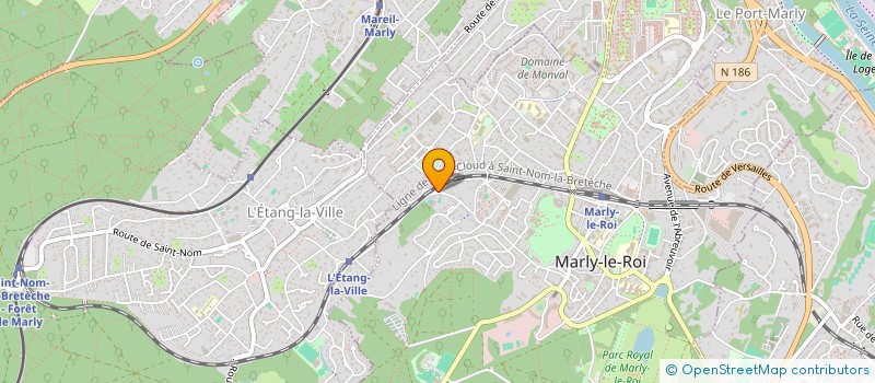 localisation de l'entreprise MONSIEUR DOMINIQUE LEGRAND  MARLY-LE-ROI