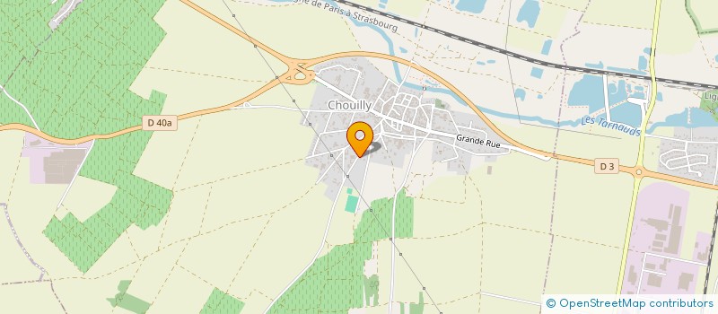 localisation de l'entreprise MONSIEUR DOMINIQUE LEGRAS  CHOUILLY