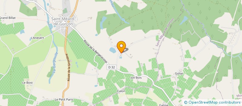 localisation de l'entreprise MONSIEUR DOMINIQUE LEJAS  ST-MEARD-DE-GURCON