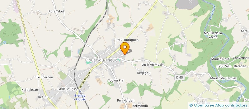 localisation de l'entreprise MONSIEUR DOMINIQUE LEJEUNE  PLOUEC DU TRIEUX