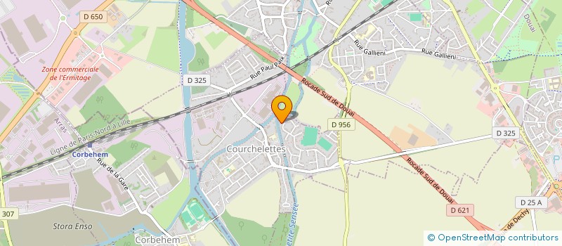 localisation de l'entreprise MONSIEUR DOMINIQUE LEJOT  COURCHELETTES