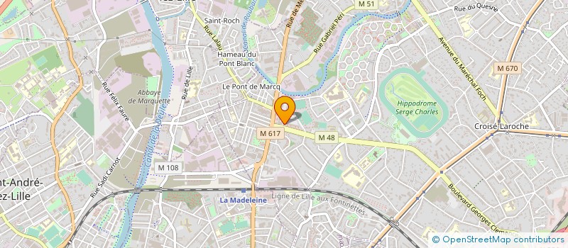 localisation de l'entreprise MONSIEUR DOMINIQUE LELEU à MARCQ-EN-BARŒUL