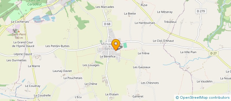 localisation de l'entreprise MONSIEUR DOMINIQUE LELIEVRE à MINIAC-SOUS-BECHEREL