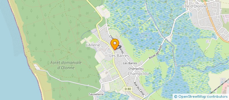 localisation de l'entreprise MONSIEUR DOMINIQUE LELIEVRE à LES SABLES-D'OLONNE