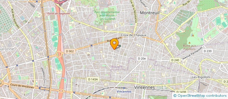 localisation de l'entreprise MONSIEUR DOMINIQUE LEMAITRE  MONTREUIL