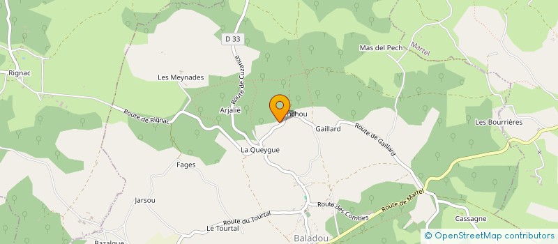 localisation de l'entreprise MONSIEUR DOMINIQUE LEMOINE  BALADOU