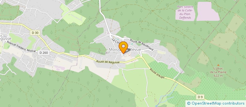 localisation de l'entreprise MONSIEUR DOMINIQUE LEMPERNESSE à REGUSSE