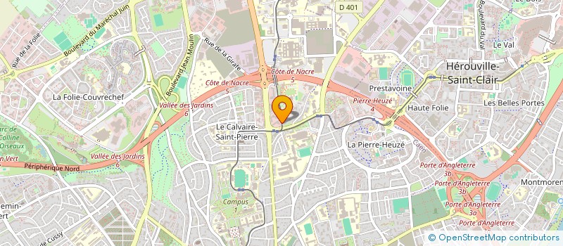 localisation de l'entreprise MONSIEUR DOMINIQUE LENEPVEU à CAEN