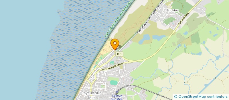 localisation de l'entreprise MONSIEUR DOMINIQUE LENNE  CAYEUX-SUR-MER