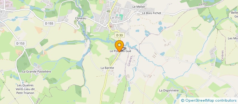 localisation de l'entreprise MONSIEUR DOMINIQUE LEO à LE PIN