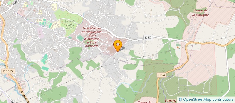 localisation de l'entreprise MONSIEUR DOMINIQUE LEPAROUX  DRAGUIGNAN