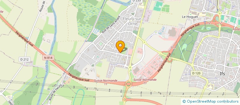 localisation de l'entreprise MONSIEUR DOMINIQUE LEPECQ  FLEURY-SUR-ORNE