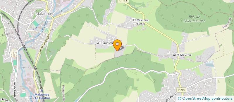 localisation de l'entreprise MONSIEUR DOMINIQUE LEPORT  MALAUNAY
