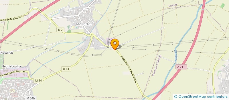 localisation de l'entreprise MONSIEUR DOMINIQUE LEPRAT  MALINTRAT