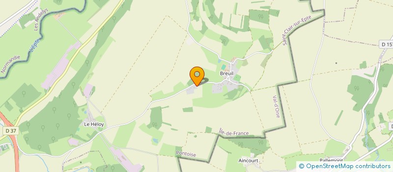 localisation de l'entreprise MONSIEUR DOMINIQUE LEPROVOST  SAINT-CLAIR-SUR-EPTE