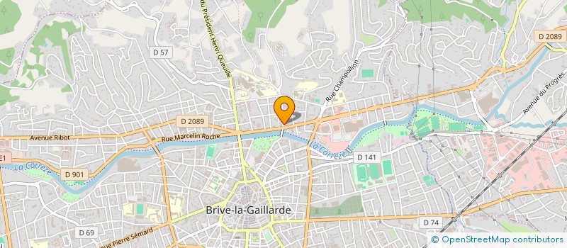 localisation de l'entreprise MONSIEUR DOMINIQUE LEQUEUX  BRIVE-LA-GAILLARDE