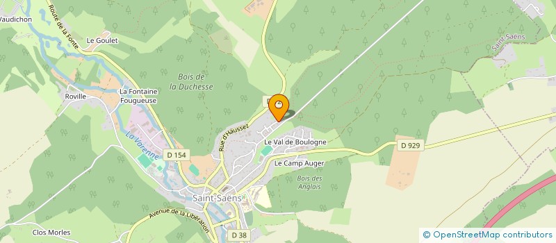 localisation de l'entreprise MONSIEUR DOMINIQUE LERAT à SAINT-SAENS