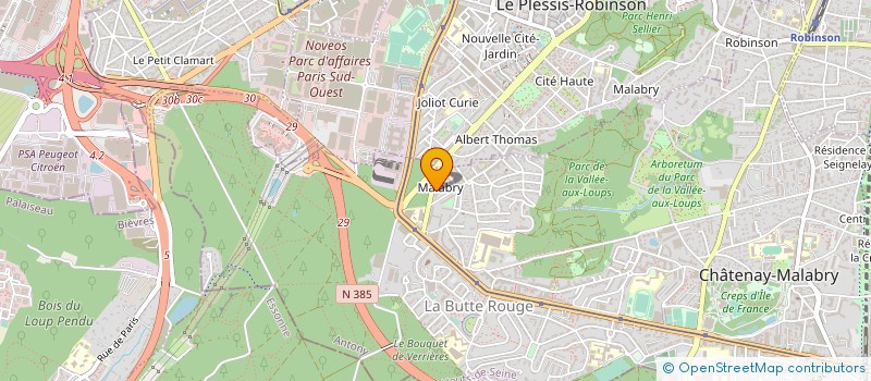 localisation de l'entreprise MONSIEUR DOMINIQUE LEROC à CHATENAY-MALABRY