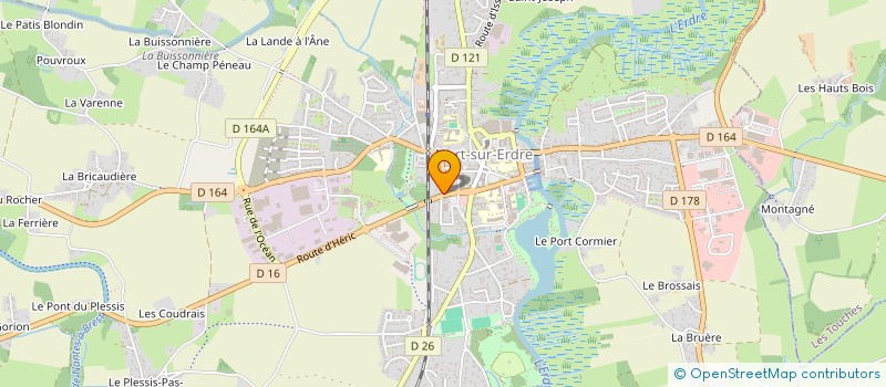 localisation de l'entreprise MONSIEUR DOMINIQUE LEROUX  NORT-SUR-ERDRE