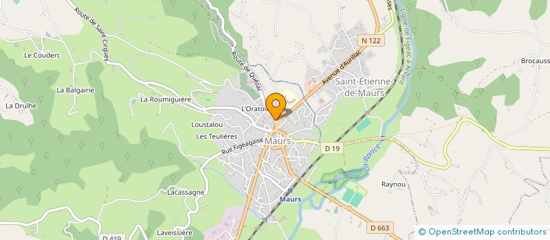 localisation de l'entreprise MONSIEUR DOMINIQUE LEROY à MAURS