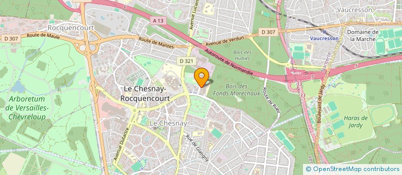 localisation de l'entreprise MONSIEUR DOMINIQUE LEROY  LE CHESNAY-ROCQUENCOURT