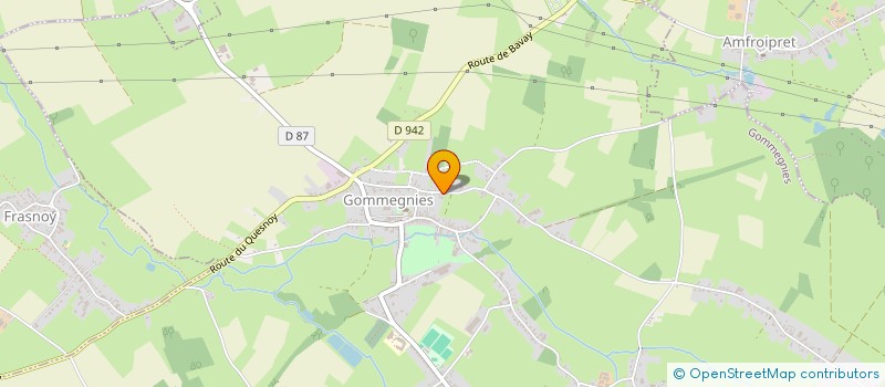 localisation de l'entreprise MONSIEUR DOMINIQUE LERQUET  GOMMEGNIES