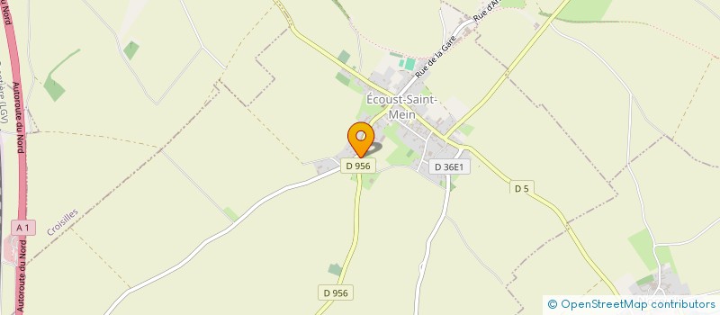 localisation de l'entreprise MONSIEUR DOMINIQUE LESAGE  ECOUST-SAINT-MEIN