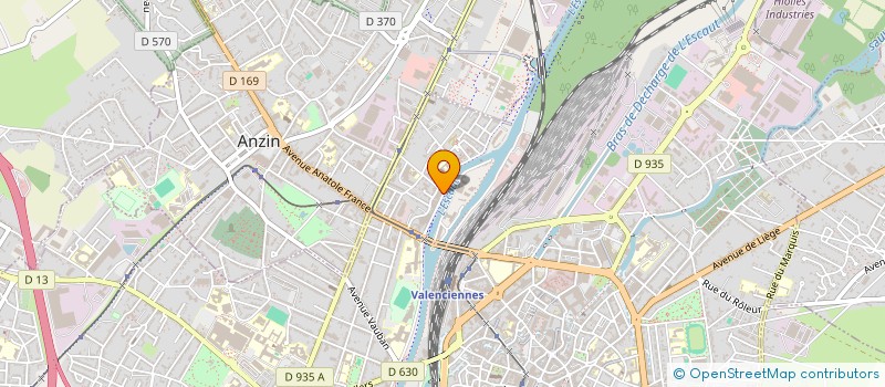 localisation de l'entreprise MONSIEUR DOMINIQUE LESCUT à VALENCIENNES