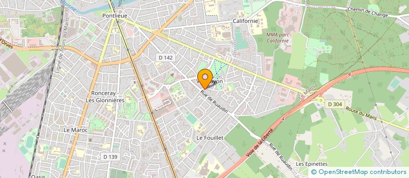 localisation de l'entreprise MONSIEUR DOMINIQUE LETOURNEUR à LE MANS