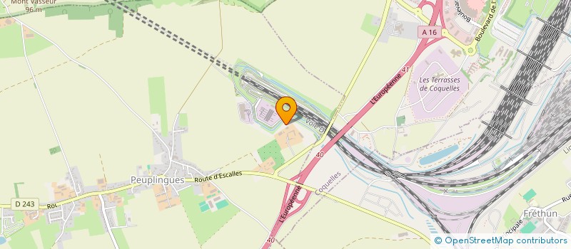 localisation de l'entreprise MONSIEUR DOMINIQUE LEULIETTE  PEUPLINGUES