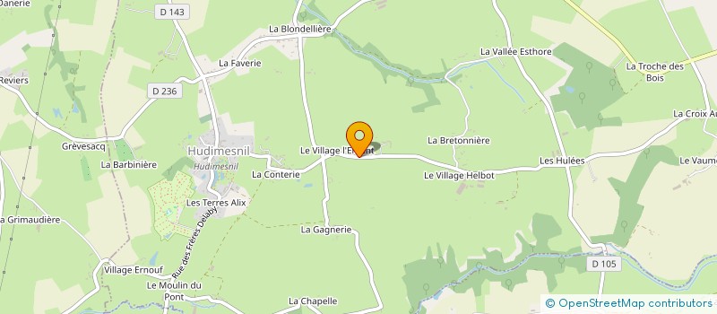 localisation de l'entreprise MONSIEUR DOMINIQUE LEVERRIER  HUDIMESNIL