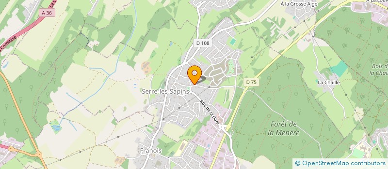localisation de l'entreprise MONSIEUR DOMINIQUE LHOMME à SERRE-LES-SAPINS